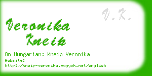 veronika kneip business card